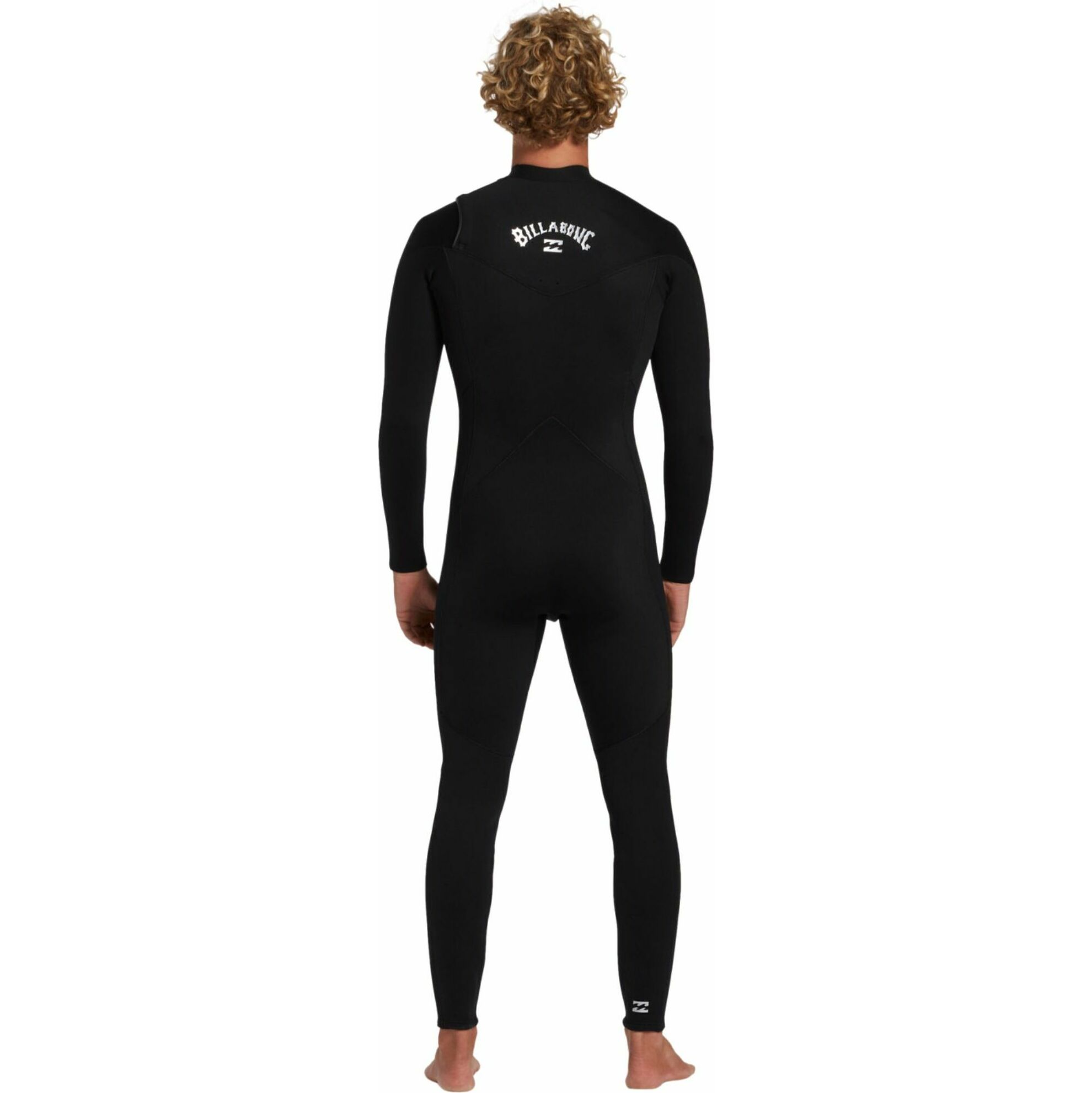 2026 Billabong Mens Foil 4/3mm Chest Zip VÃ¥ddragt ABYW100244 - Black